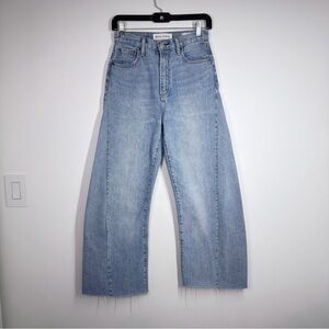 Reworked Aritzia Nina — Wide Barrel Jean, Size 24 Light Wash
